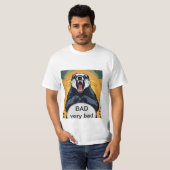 Fierce Honey Badger T-shirt (Voorkant volledig)
