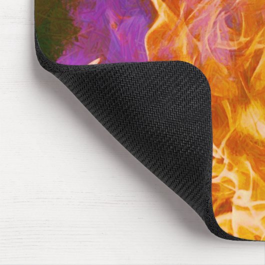 Fierce Hot Fire Abstracte Art-Muismat Muismat (Hoek)