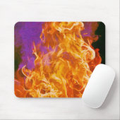 Fierce Hot Fire Abstracte Art-Muismat Muismat (Met muis)