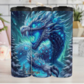 Fierce Ice Dragon in Forest Thermosbeker