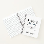 Fierce is een prachtig sneeuwluipaard notitieboek (Binnen)