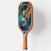 Fierce Jungle Cat Slash Metallic Pickleball – Chro Pickleball Paddle (Links)
