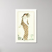 Fierce Lady Art Deco Mode Bord Canvas Afdruk (Voorkant)