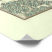 Fierce Lady  Art Deco Mode Poster (Hoek)