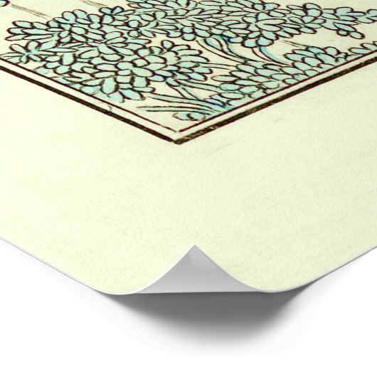 Fierce Lady  Art Deco Mode Poster (Hoek)