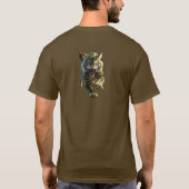 Fierce Leap: Pouncing Tiger Cub T-shirt (Achterkant)
