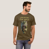 Fierce Leap: Pouncing Tiger Cub T-shirt (Voorkant volledig)