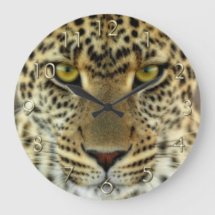 Fierce Leopard Grote Klok