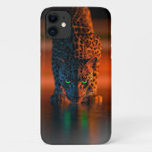 Fierce Leopard iPhone 16 Hoesje (Achterkant)
