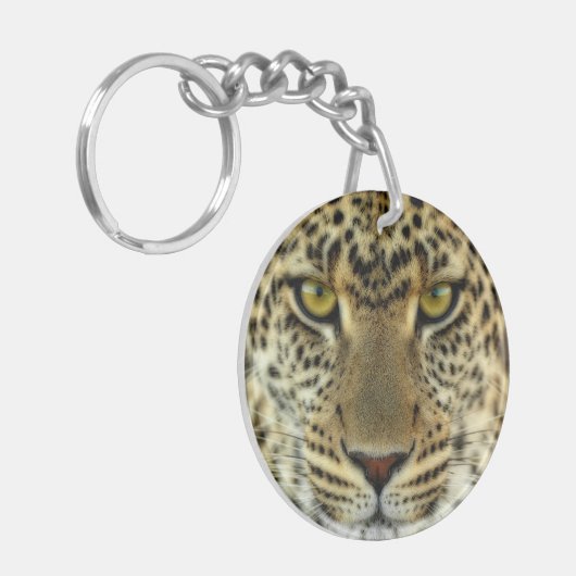Fierce Leopard Sleutelhanger (Voorkant Links)