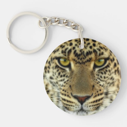 Fierce Leopard Sleutelhanger (Voorkant)