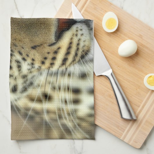 Fierce Leopard Theedoek (Quarter Fold)
