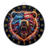 Fierce Lightning Beer en Fiery Strength Dartbord (Voorkant)