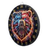 Fierce Lightning Beer en Fiery Strength Dartbord (Voorkant Rechts)