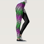Fierce Lion-Leggings, zwart met kleurrijk patroon Leggings (Rechts)