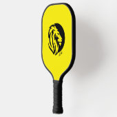 Fierce Lion Logo met uw monogram Initiaal Pickleball Paddle (Links)