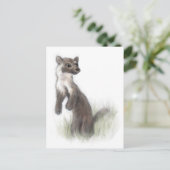 Fierce Little Pine Marten Briefkaart (Staand voorkant)