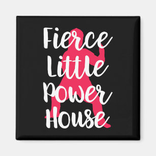 Fierce Little Power House Karate Taekwondo Jiu Jit Magneet