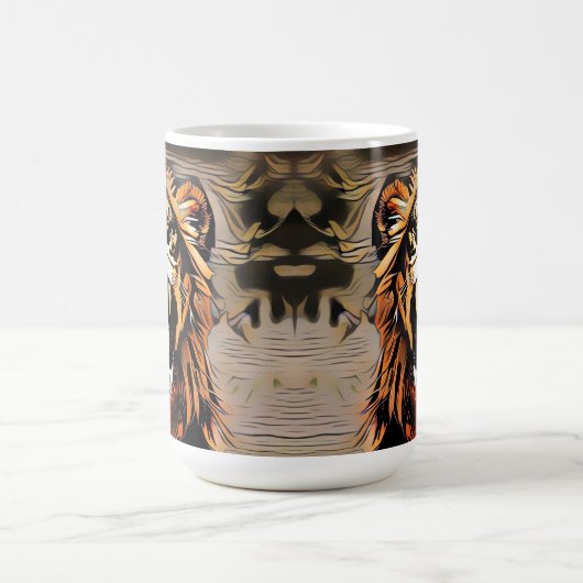 Fierce Majestic Lion - koning van de beesten Koffiemok (Center)