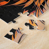 Fierce Majestic Lion - koning van de beesten Legpuzzel (Zijkant)