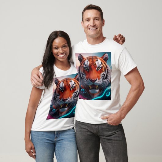 Fierce Majesty - 3D Tiger T-shirt (Unisex)