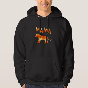 Fierce Mama Lioness Costume for Women, Moms Orang Hoodie