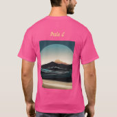 Fierce Minimalist Monta strand Ocean Wave Logo - T-shirt (Achterkant)