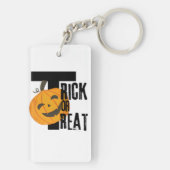 Fierce Monster BOO Halloween Scary Design sleutelh Sleutelhanger (achterkant)