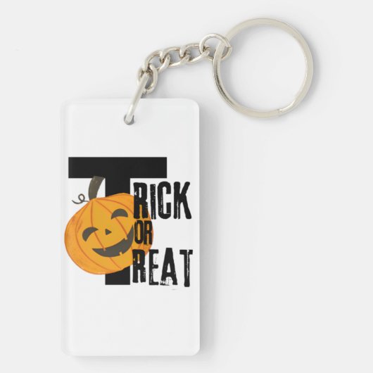 Fierce Monster BOO Halloween Scary Design sleutelh Sleutelhanger (achterkant)