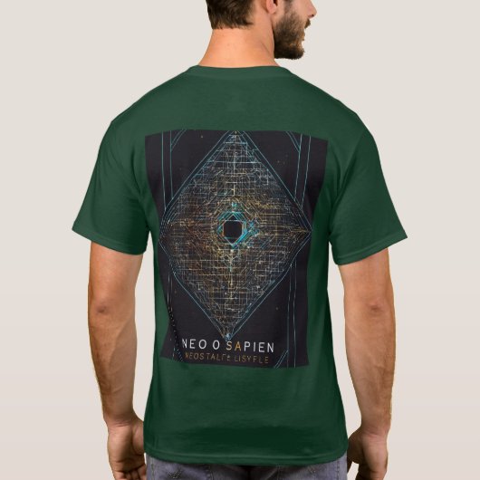 Fierce Neo Sapien Quantum Physics Logo T-shirt (Achterkant)