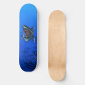Fierce Ocean Shark Scary Fun Persoonlijk Skateboard (Voorkant)