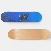 Fierce Ocean Shark Scary Fun Persoonlijk Skateboard (Horizontaal)