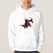 Fierce oosterse draak hoodie (Voorkant)
