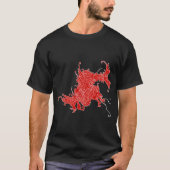 Fierce Oriental Dragon T-Shirt (Voorkant)