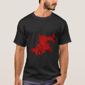 Fierce Oriental Dragon T-Shirt (Voorkant)