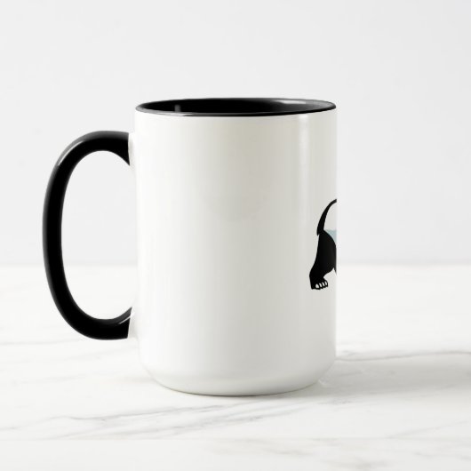 Fierce Panda – Bold Aggressive Emblem T-Shirt Mok (Links)