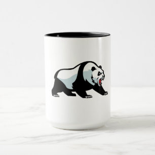 Fierce Panda – Bold Aggressive Emblem T-Shirt Mok