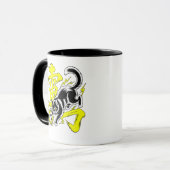 Fierce Panther Soccer Mug - Perfect for Competiti Mok (Voorkant links)