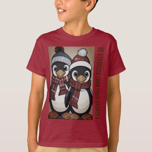 Fierce Penguin Samurai T-shirt - (Voorkant)