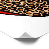 Fierce & Playful: Wild Lips Muurkunst Poster (Hoek)