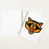 Fierce Raccoon Mascot Bold Wild Animal Graphic Planner