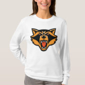 Fierce Raccoon Mascot Bold Wild Animal Graphic T-shirt (Voorkant)
