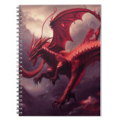 Fierce Red Dragon Notitieboek (Voorkant)