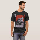 Fierce Roaring Hippo River Beast  ontwerp T-shirt (Voorkant volledig)