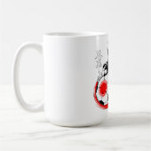 Fierce Samurai Cat Mug - For Soccer Warriors Koffiemok (Links)