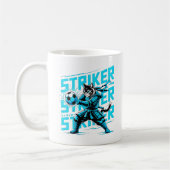 Fierce Samurai Cat Striker Mug Koffiemok (Links)