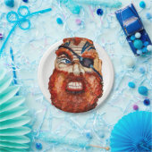 Fierce Scandinavian viking Papieren Bordje (Feest)