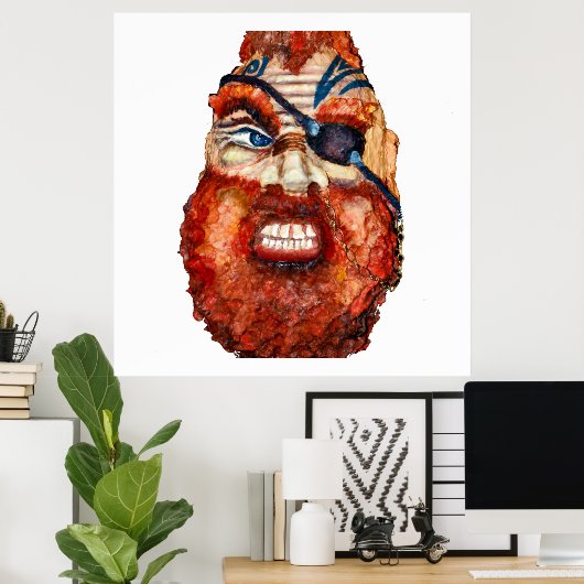 Fierce Scandinavian Viking Poster (Thuiskantoor)