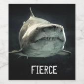 Fierce Shark Notitieboek Wijn Etiket (Enkel label)