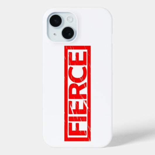 Fierce Stamp Case-Mate iPhone Case (Achterkant)